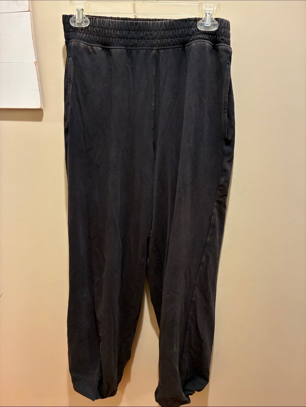 FP Movement by Free People Black Elastic-Waist Jogger Pants